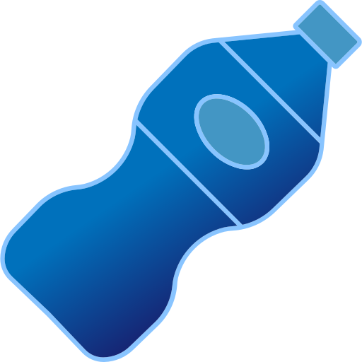 butelka wody Generic Outline Gradient ikona