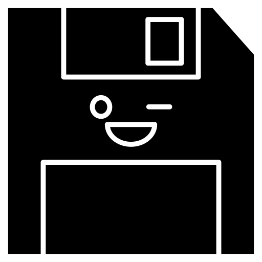 Floppy disk Generic Glyph icon