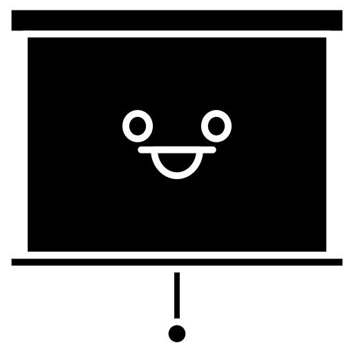 Projector screen Generic Glyph icon