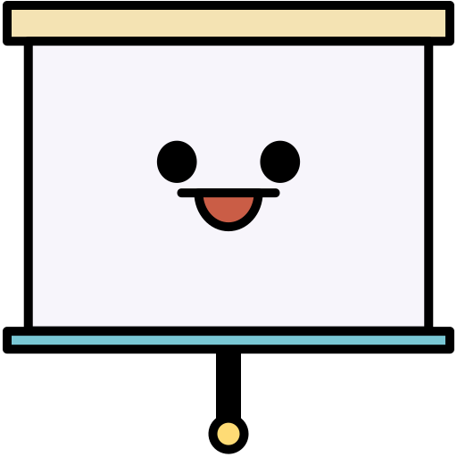 プロジェクタースクリーン Generic Outline Color icon