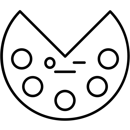 パレット Generic Thin Outline icon