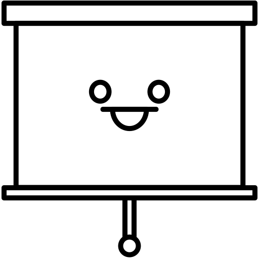프로젝터 스크린 Generic Thin Outline icon