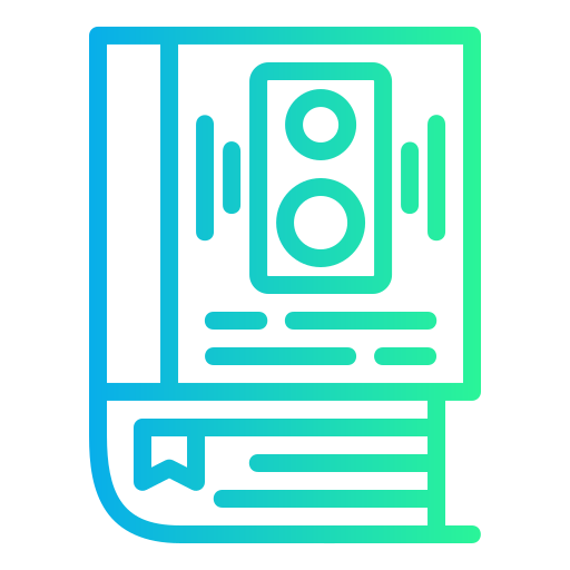 audioboek Generic Gradient icoon