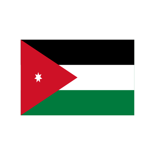 jordanië Generic Flat icoon