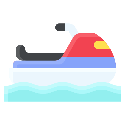 scooter de mar Generic Flat icono