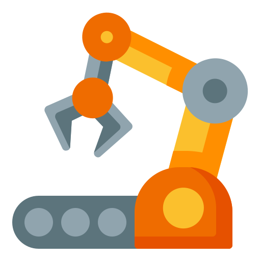 Robotic arm Andinur Flat icon
