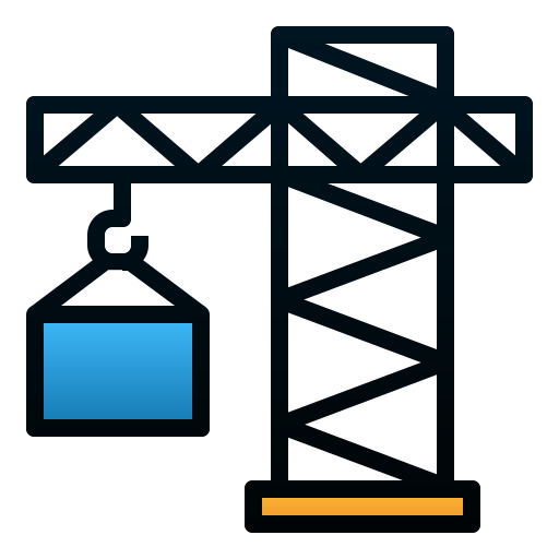 Crane Andinur Lineal Color Gradient icon
