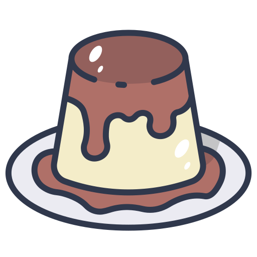 Pudding Generic Outline Color icon