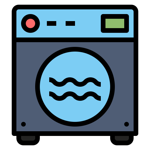 máquina de lavar Generic Outline Color Ícone