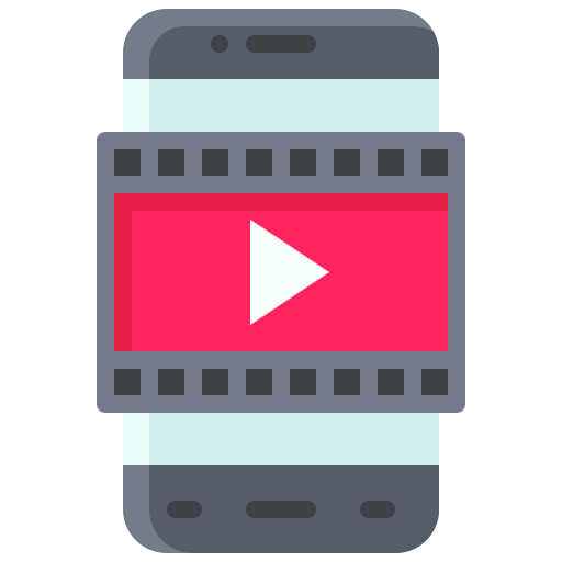 Мобильное видео Generic Flat иконка