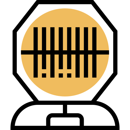 barcode Meticulous Yellow shadow icon