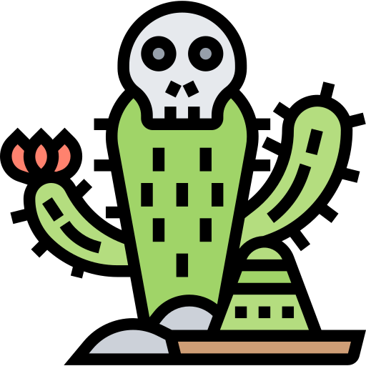 kaktus Meticulous Lineal Color ikona