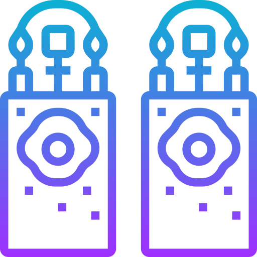 Cemetery Meticulous Gradient icon