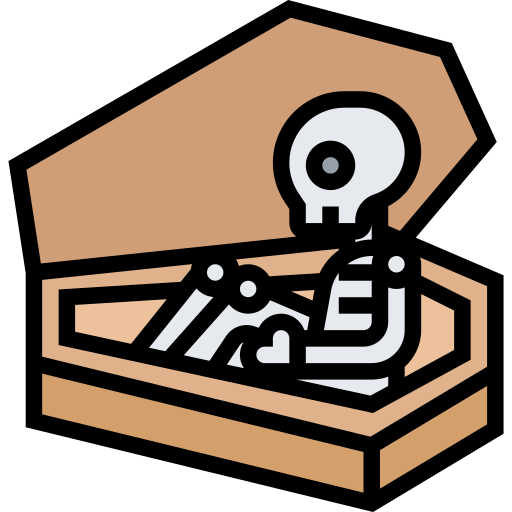 Coffin Meticulous Lineal Color icon