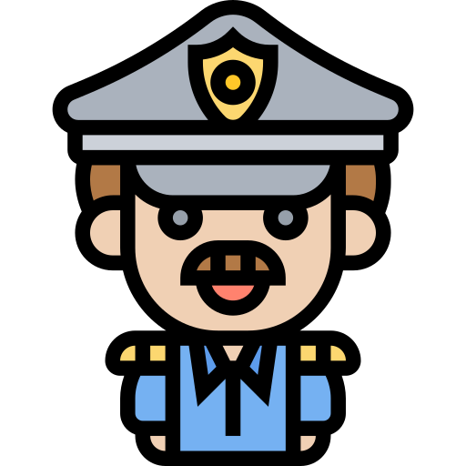 policía Meticulous Lineal Color icono