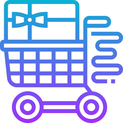 Shopping Meticulous Gradient icon