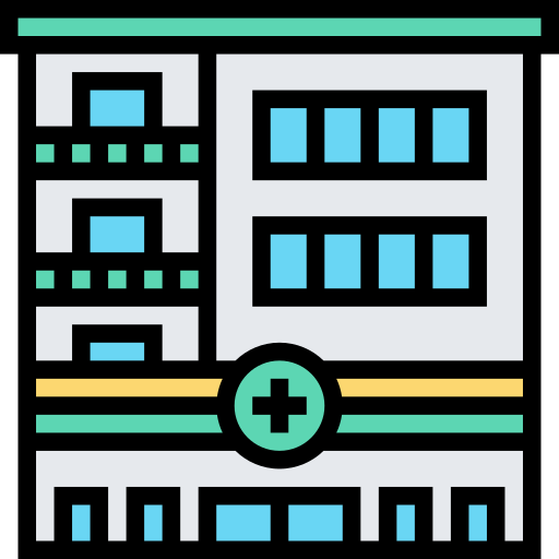 Hospital Meticulous Lineal Color icon