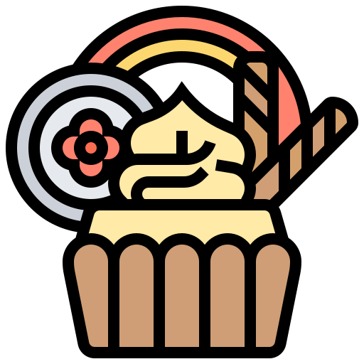 ケーキ Meticulous Lineal Color icon