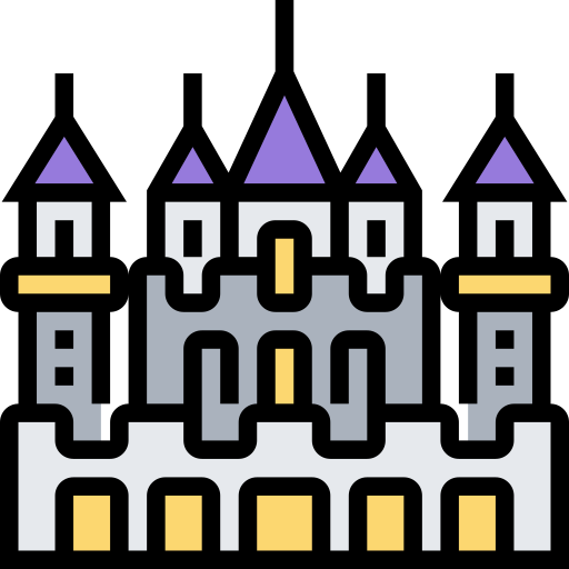 Castle Meticulous Lineal Color icon