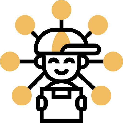 분포 Meticulous Yellow shadow icon