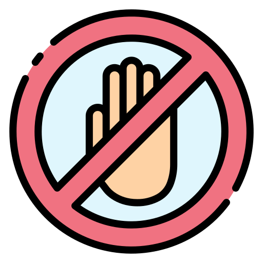 Do not touch Good Ware Lineal Color icon