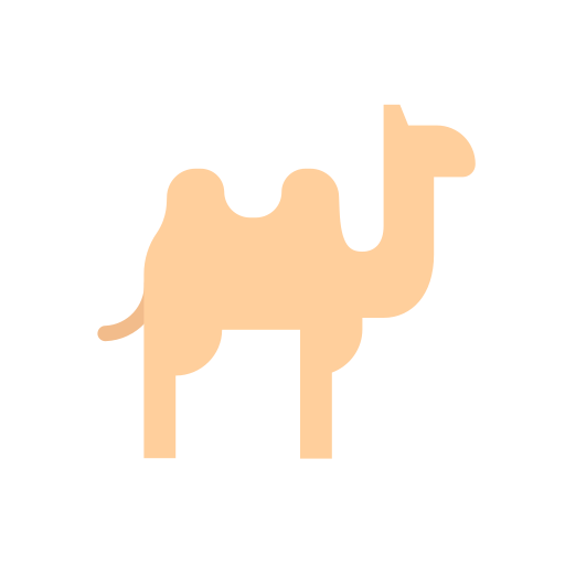 wielbłąd Good Ware Flat ikona