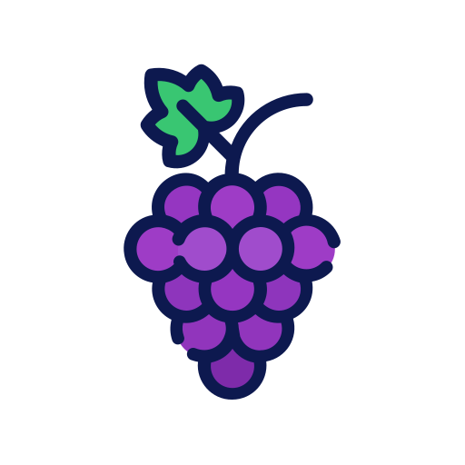 Grape Good Ware Lineal Color icon