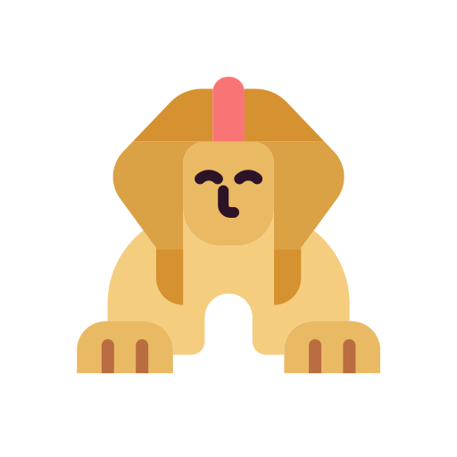 sphinx Good Ware Flat icon