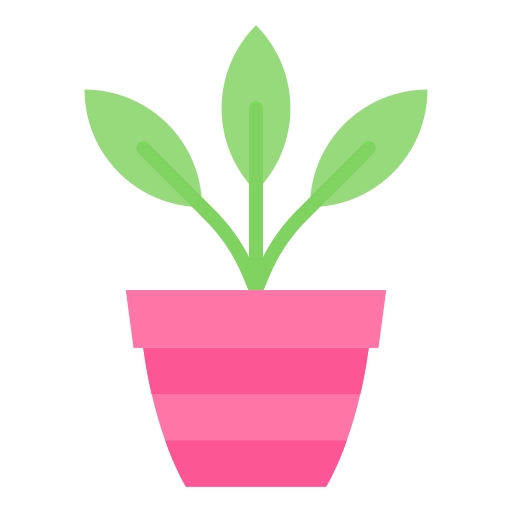 Горшок для растений Good Ware Flat иконка