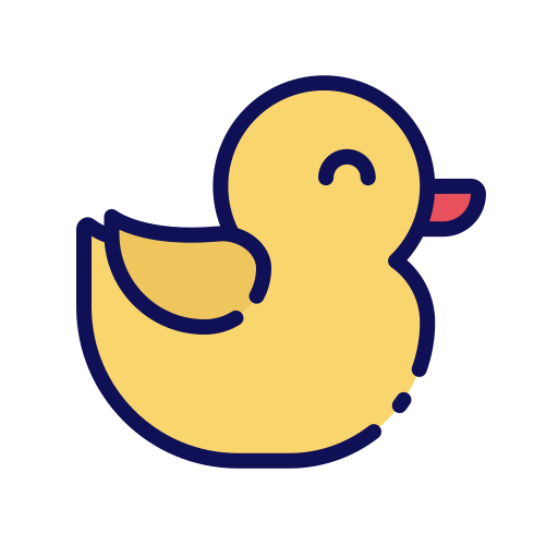 Rubber duck Good Ware Lineal Color icon