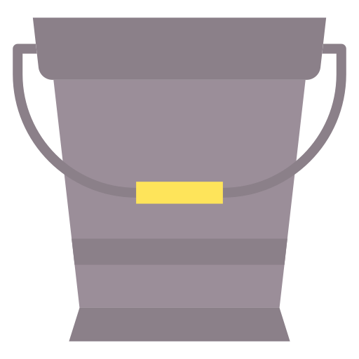 Water bucket Good Ware Flat icon