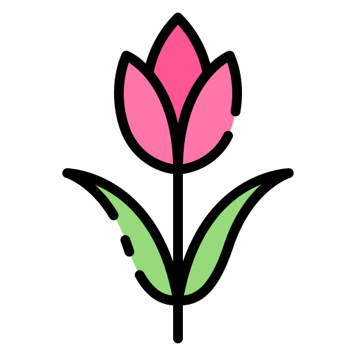 tulipan Good Ware Lineal Color ikona