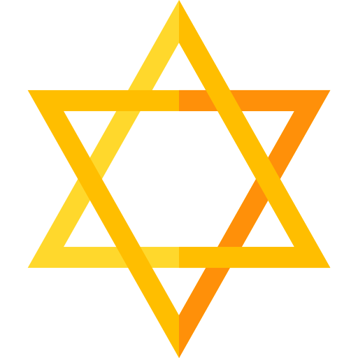 giudaismo Basic Straight Flat icona
