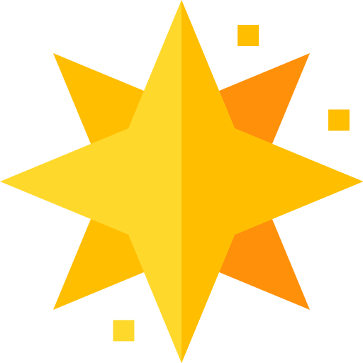 Святая звезда Basic Straight Flat иконка