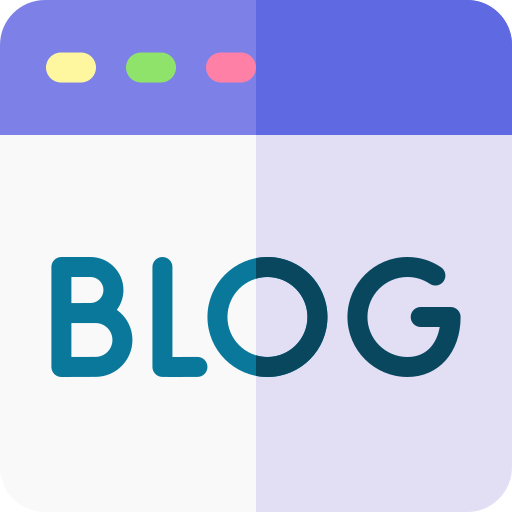 blog Basic Rounded Flat icono