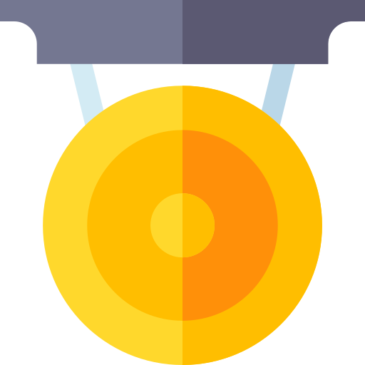 gong Basic Straight Flat icoon