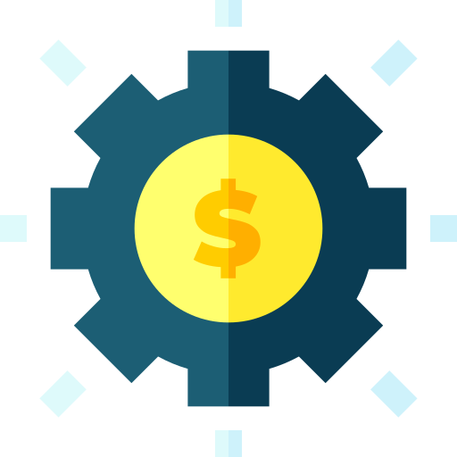 geld management Basic Straight Flat icon