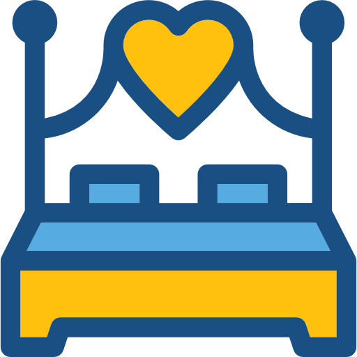 łóżko Prosymbols Duotone ikona