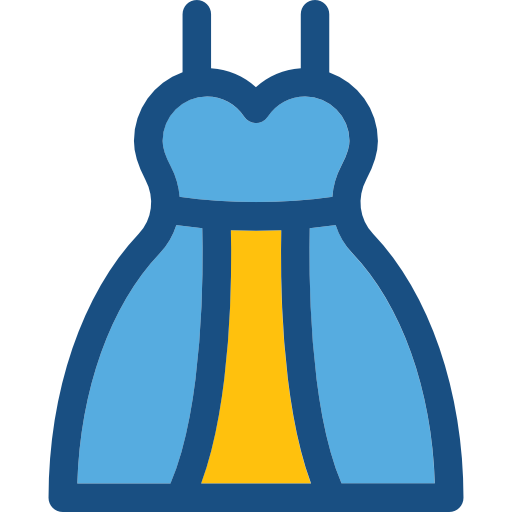 ウェディングドレス Prosymbols Duotone icon