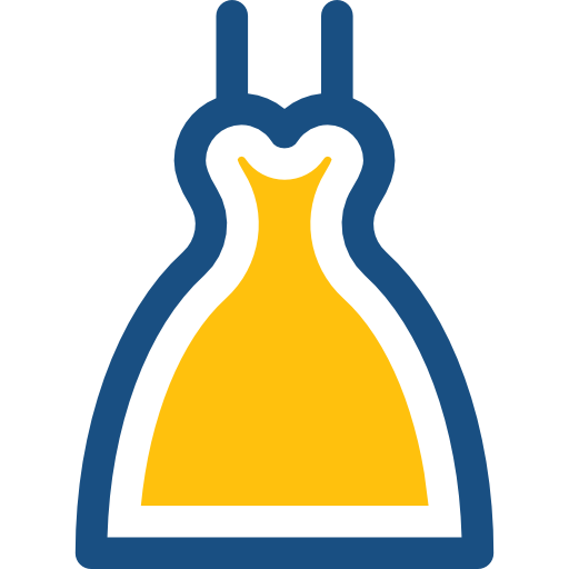 hochzeitskleid Prosymbols Duotone icon