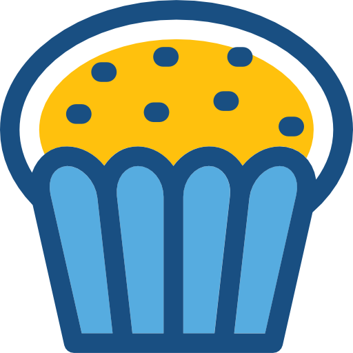 cupcake Prosymbols Duotone icoon