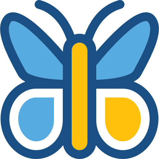 mariposa Prosymbols Duotone icono