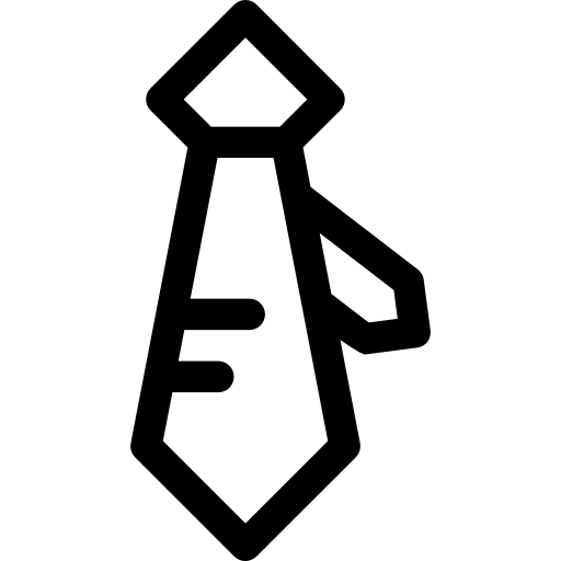 cravatta Prosymbols Lineal icona