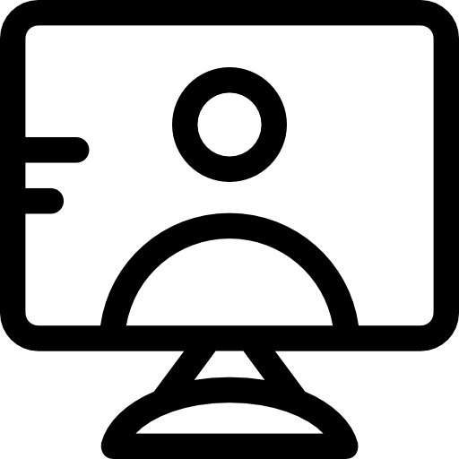 ビデオ通話 Prosymbols Lineal icon
