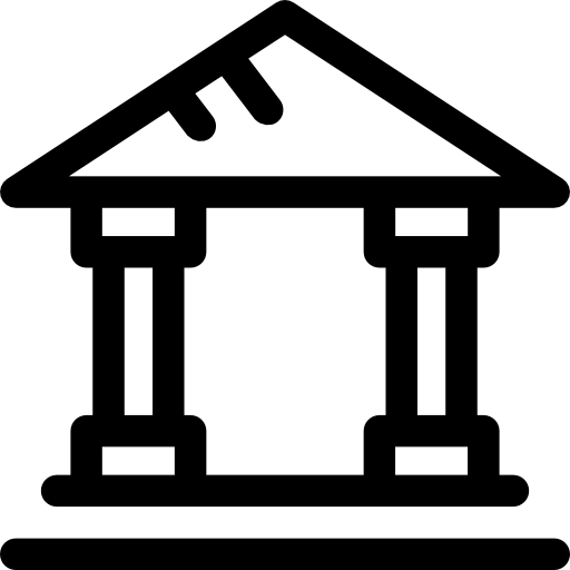 은행 Prosymbols Lineal icon