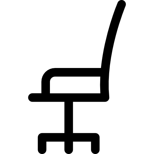 sedia della scrivania Prosymbols Lineal icona