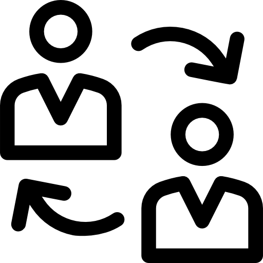 vernetzung Prosymbols Lineal icon