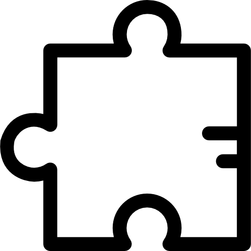 puzzle Prosymbols Lineal icona