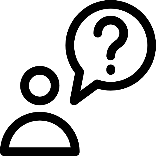 질문 Prosymbols Lineal icon