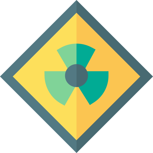 radioattivo Basic Straight Flat icona